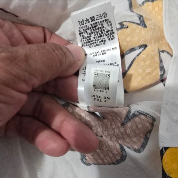 Ted Baker White Floral Wrapping Mini Dress Size 0 - Picture 6 of 13